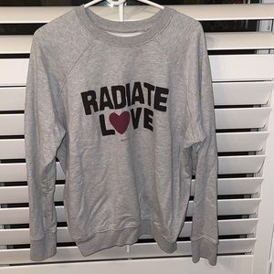 Spiritual gangster radiate love sweatshirt